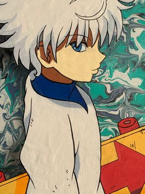 ​Kickin’ It with Killua  – 12 X 16 in.