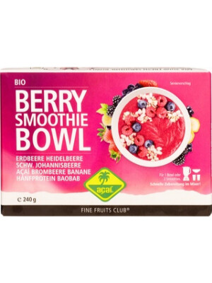Diepvriesfruit: Berry smoothie bowl