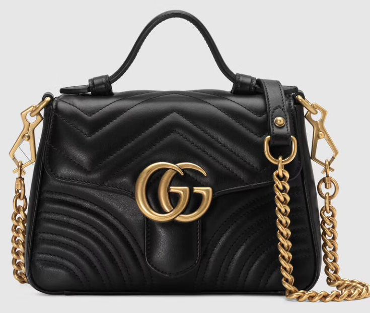 GG Marmont Mini Top Handle Bag