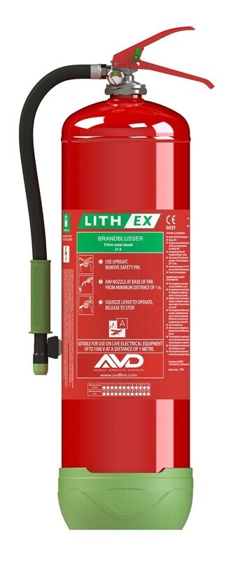 Lith-Ex AVD 9 Liter Feuerlöscher