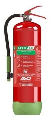 Lith-Ex AVD 9 Liter Brandblusser