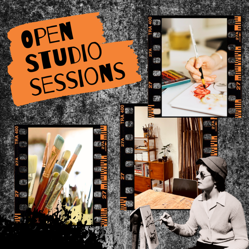 'Open Studio' sessions - run weekly on a Tuesday morning or Wednesday afternoon.