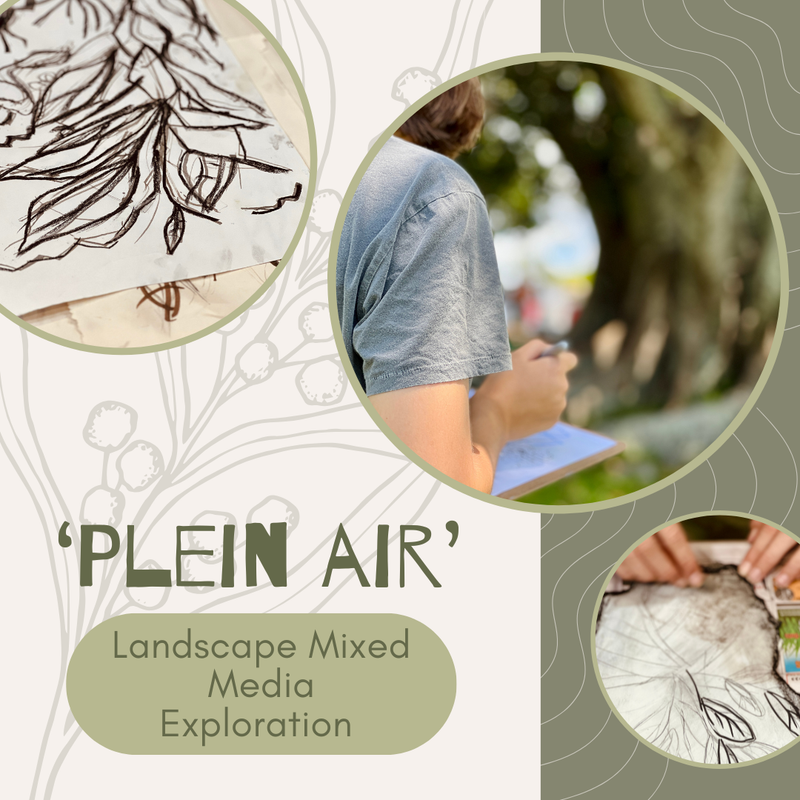 'Plein Air' Landscape Mixed Media Exploration - Workshop