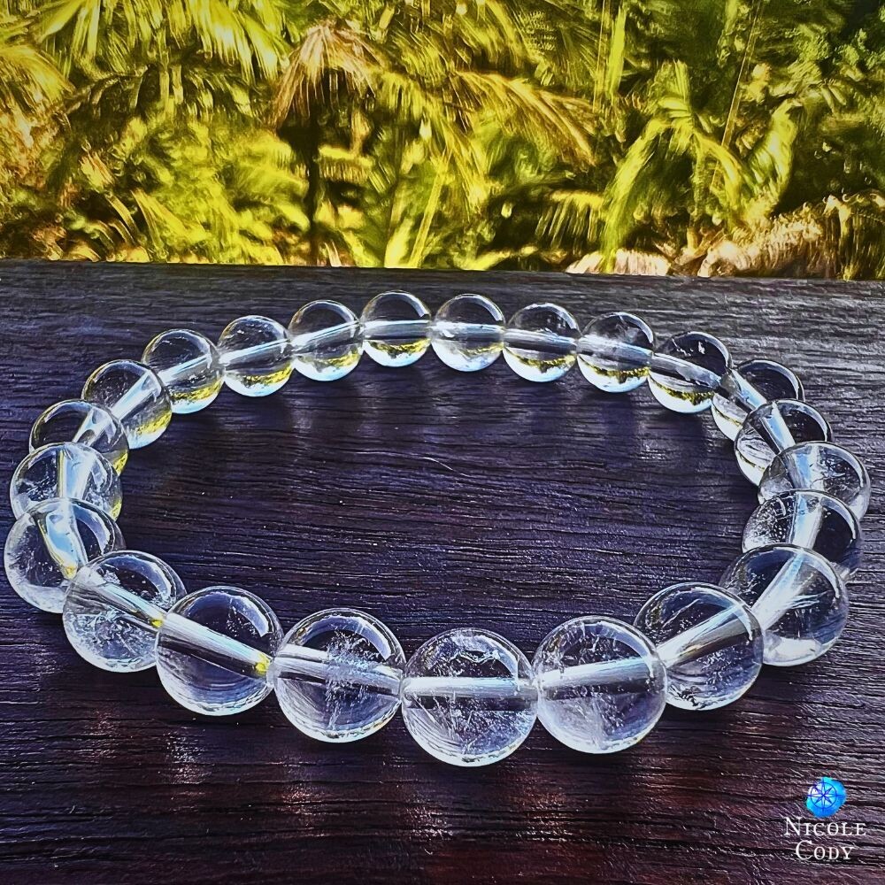 CLEAR QUARTZ Crystal Bracelet