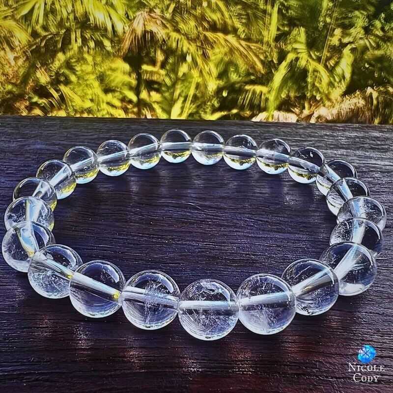 CLEAR QUARTZ Crystal Bracelet