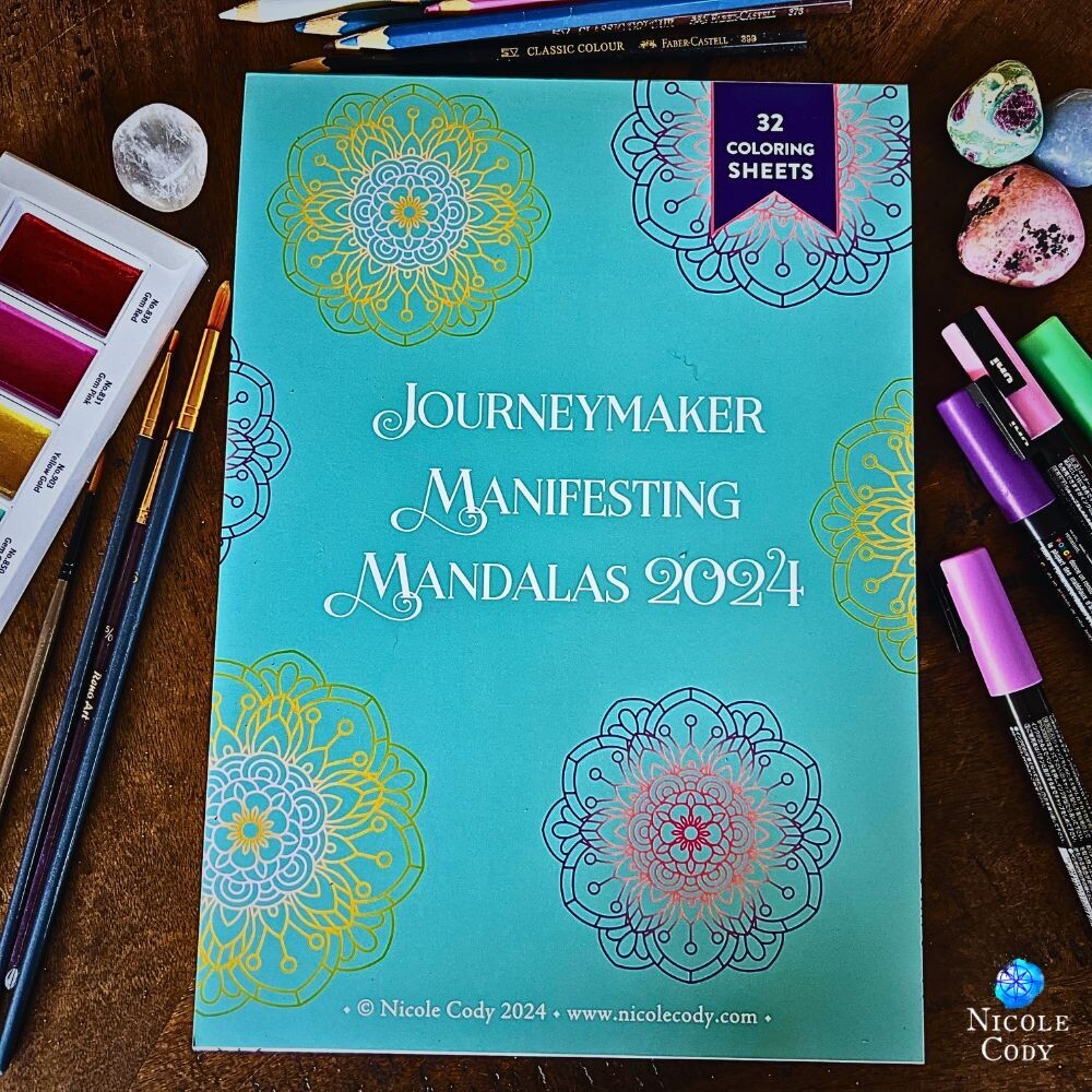 MANIFESTING MANDALAS 2024 COLOURING BOOK & ONLINE COURSE