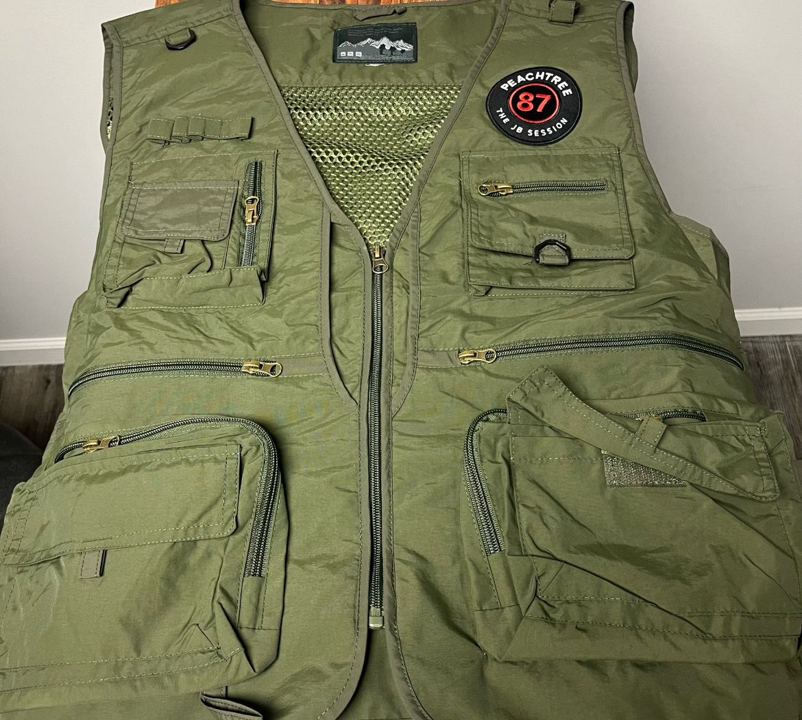 PeachTree87 Green Vest Sm