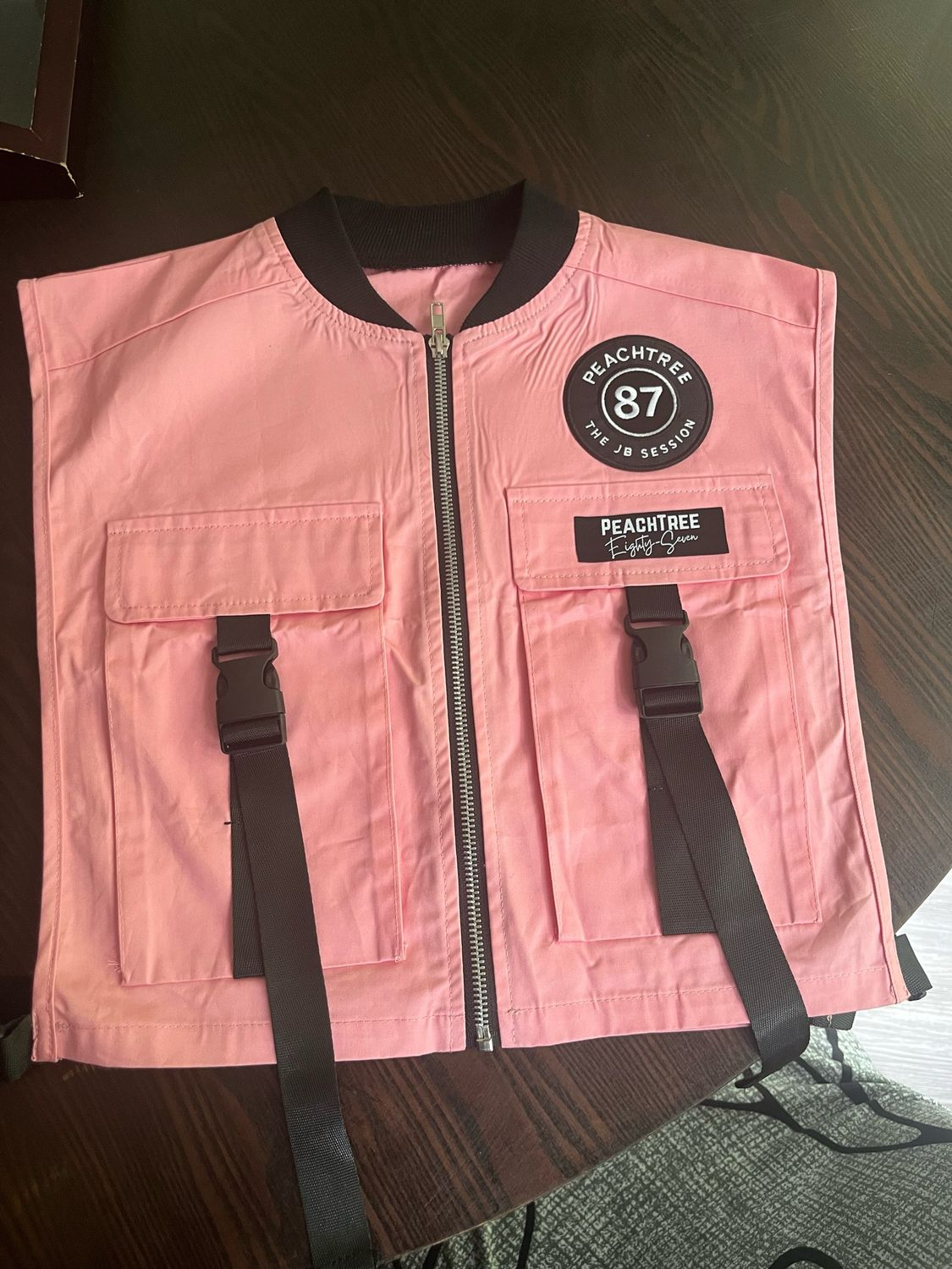 Ladies Pink Vest Med