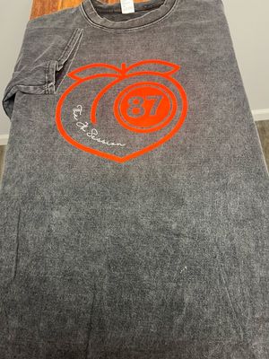Black PT Logo stone washed Tee