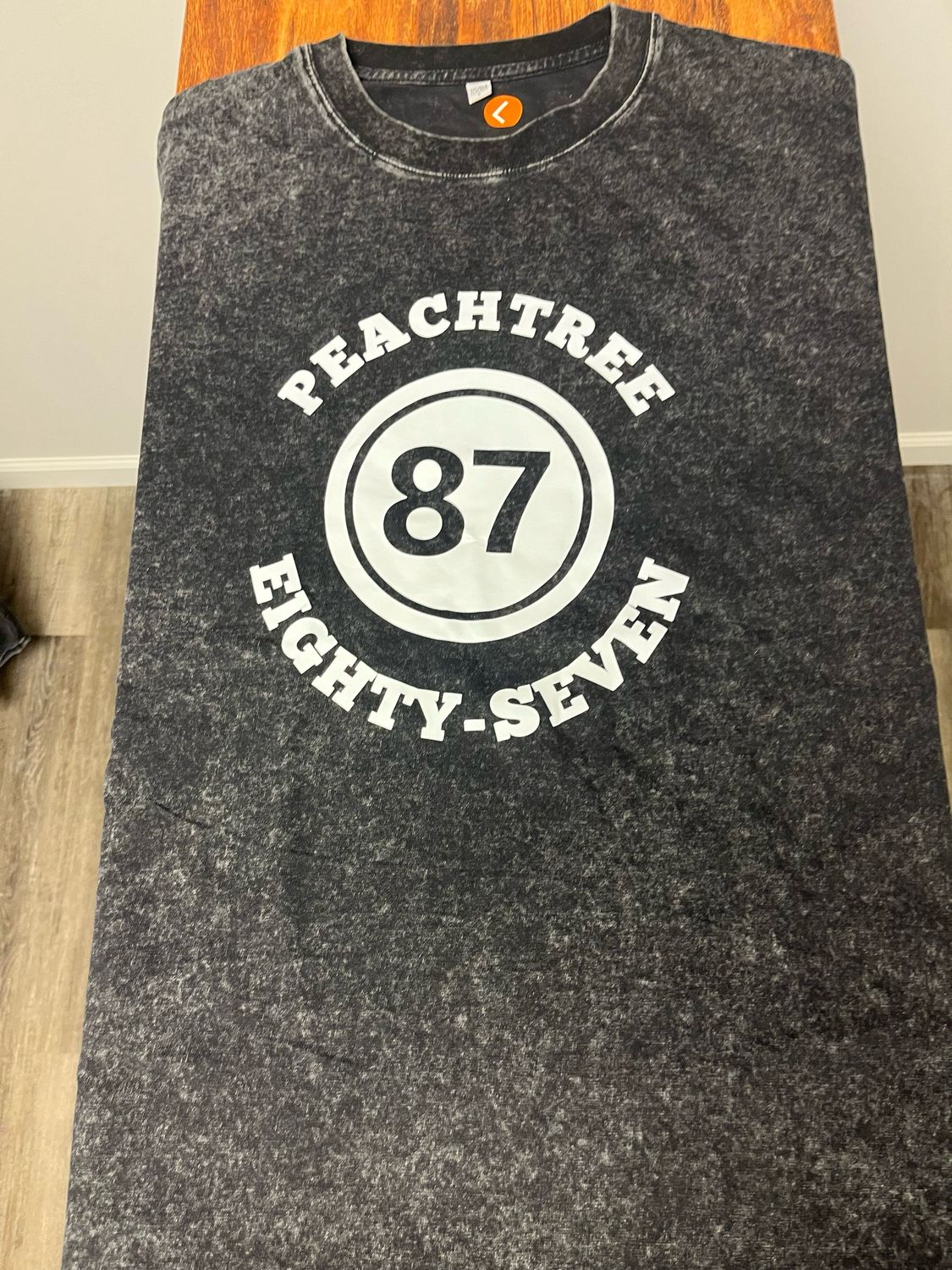 Black PT Brand stone washed Tee Large