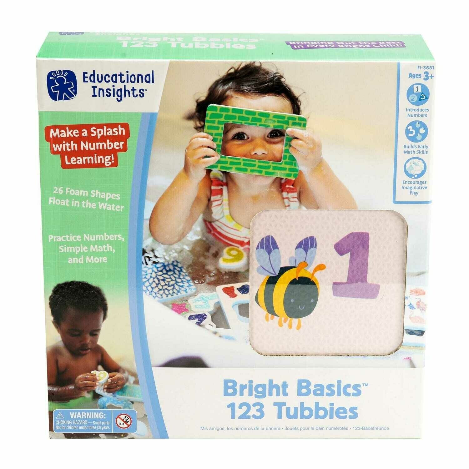 Bright Basics 123 Tubbies - Juego para bañera