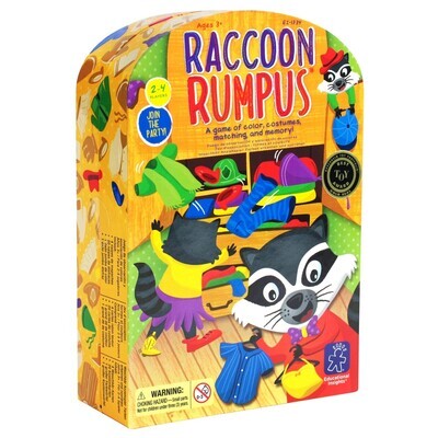 Raccoon Rumpus - Juego de observación y asociación de colores