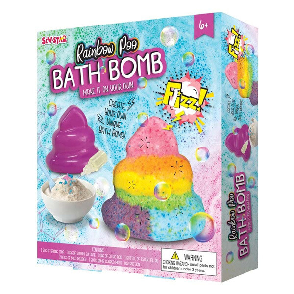 Rainbow Poo Bath Bombs