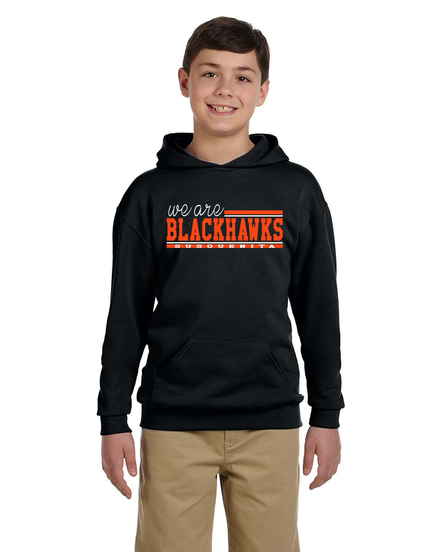 Youth Hoodie - We Are Blackhawks