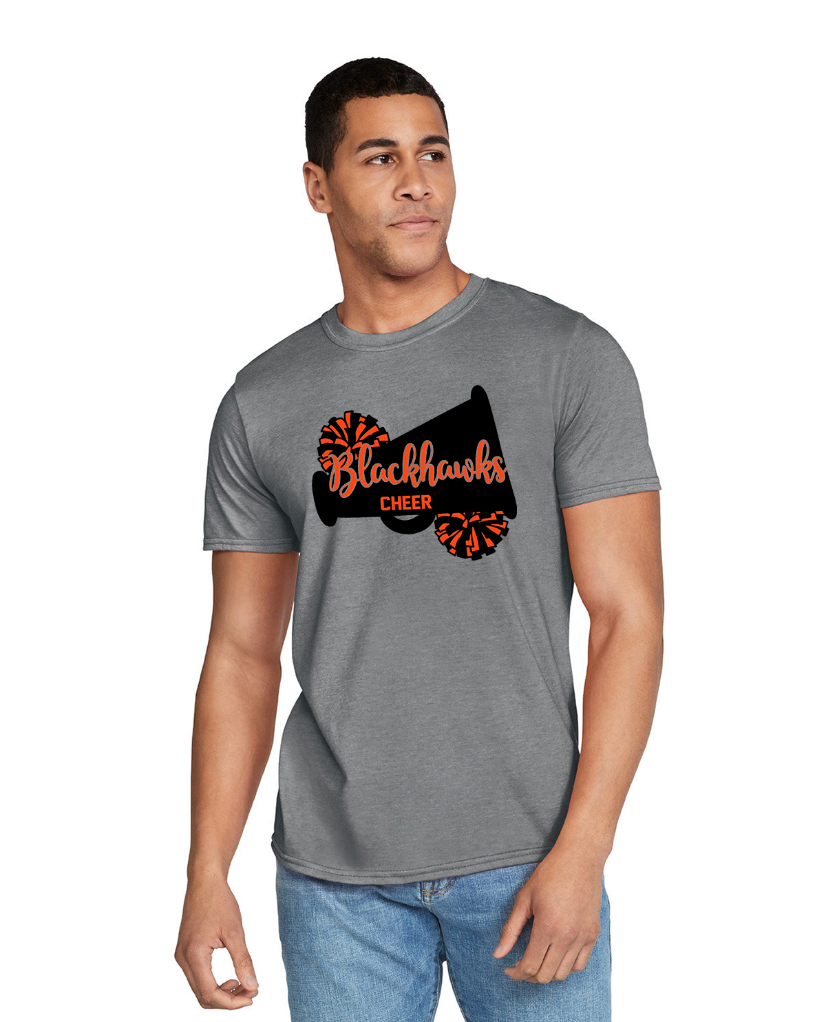 Adult Grey Short Sleeve