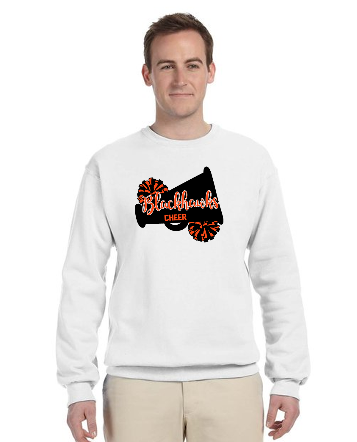 Adult White Crewneck