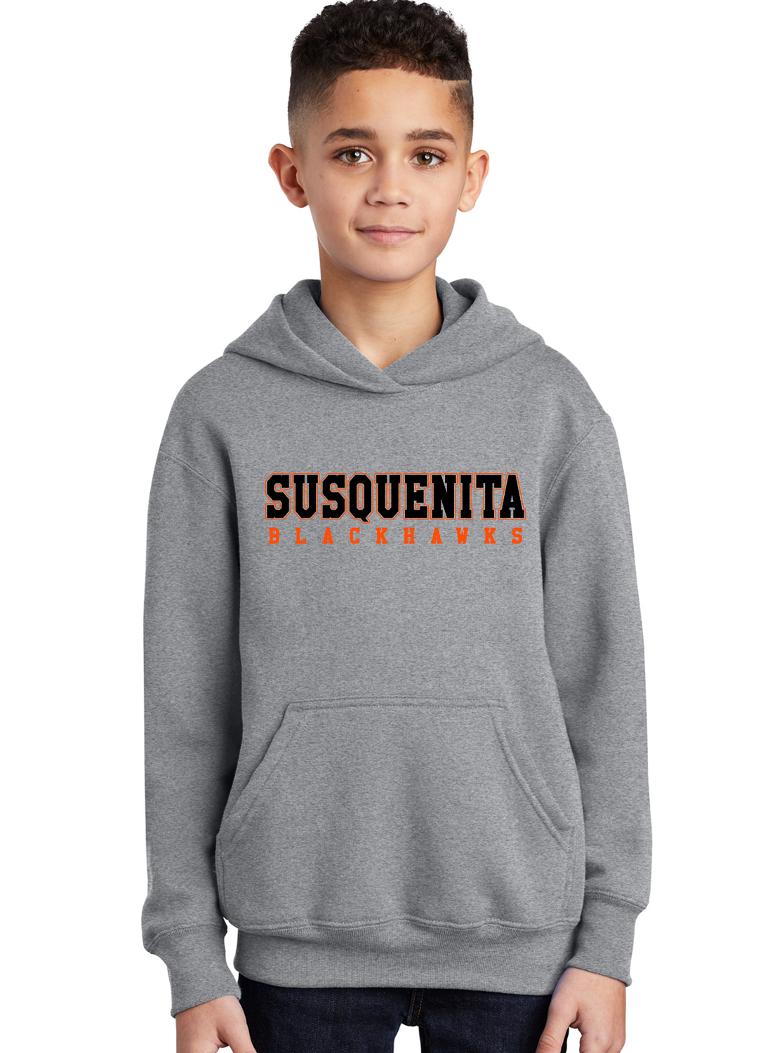 Youth Hoodie w/ Classic Text