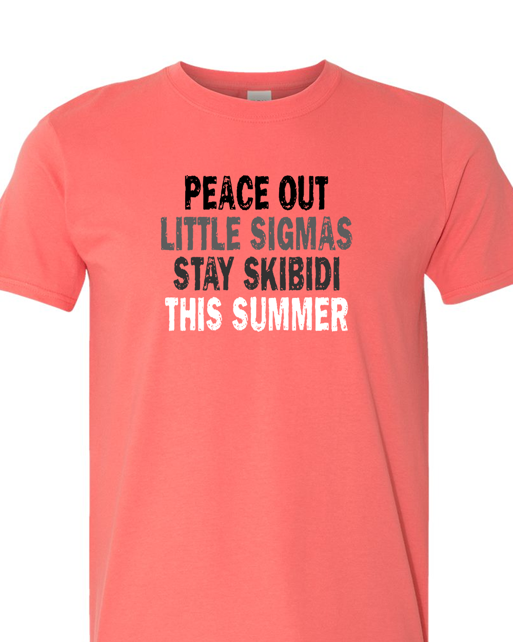 Adult Peace Out - Coral