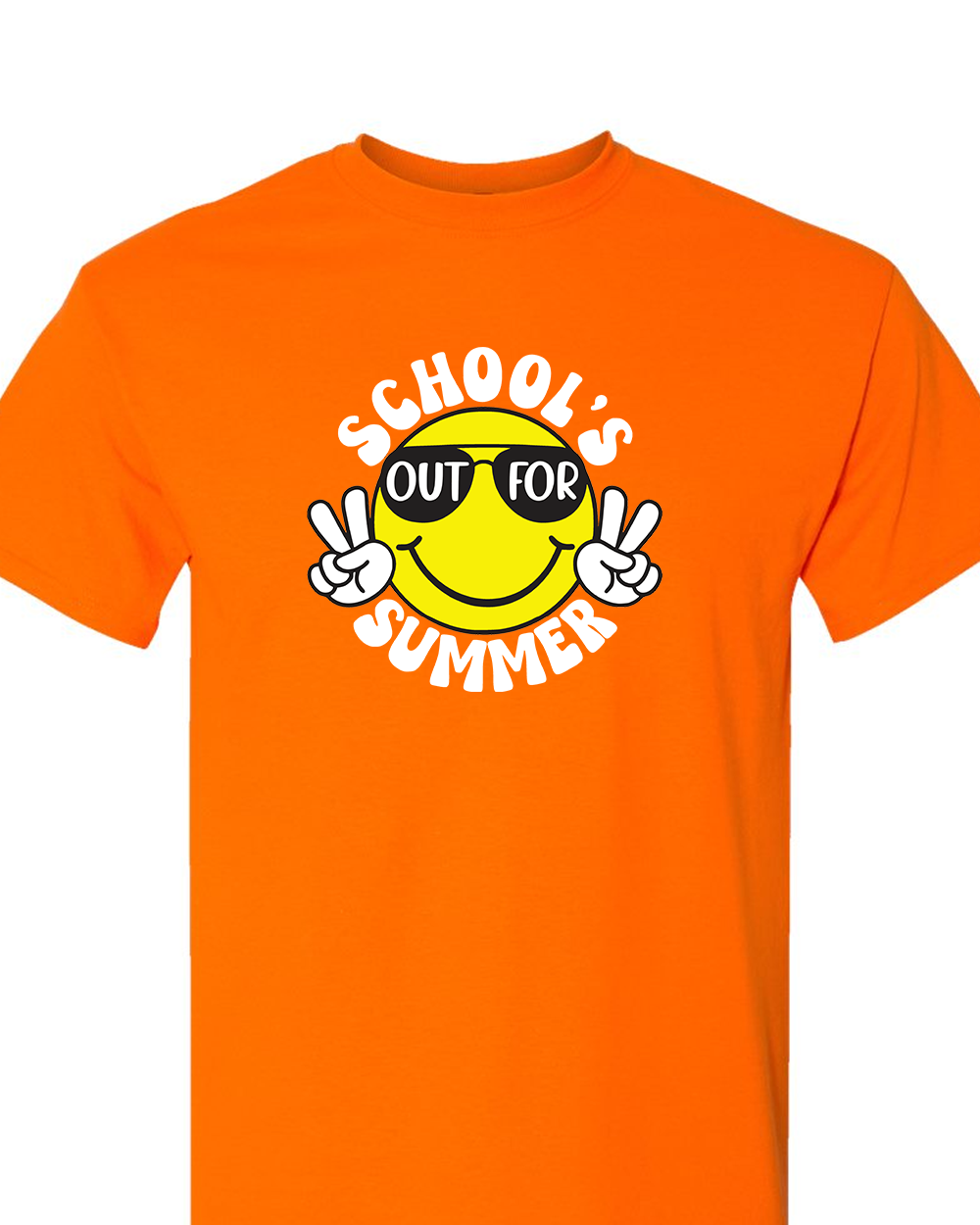 Adult School&#39;s Out - Bright Orange