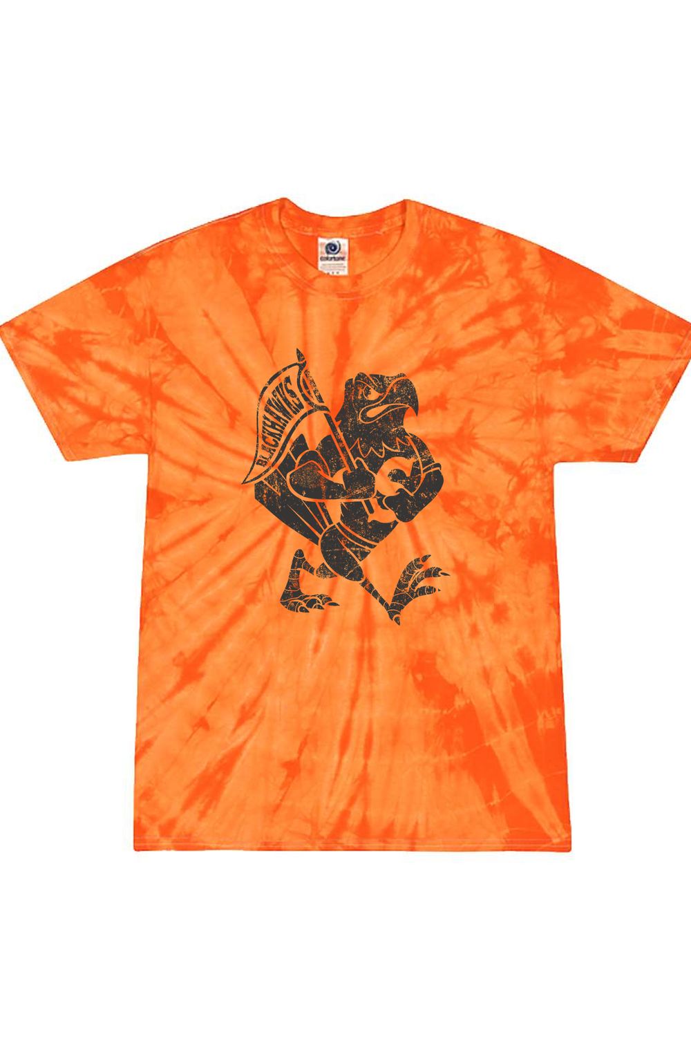 Youth Tie Dye T-Shirt - Retro Hawk w/ Banner