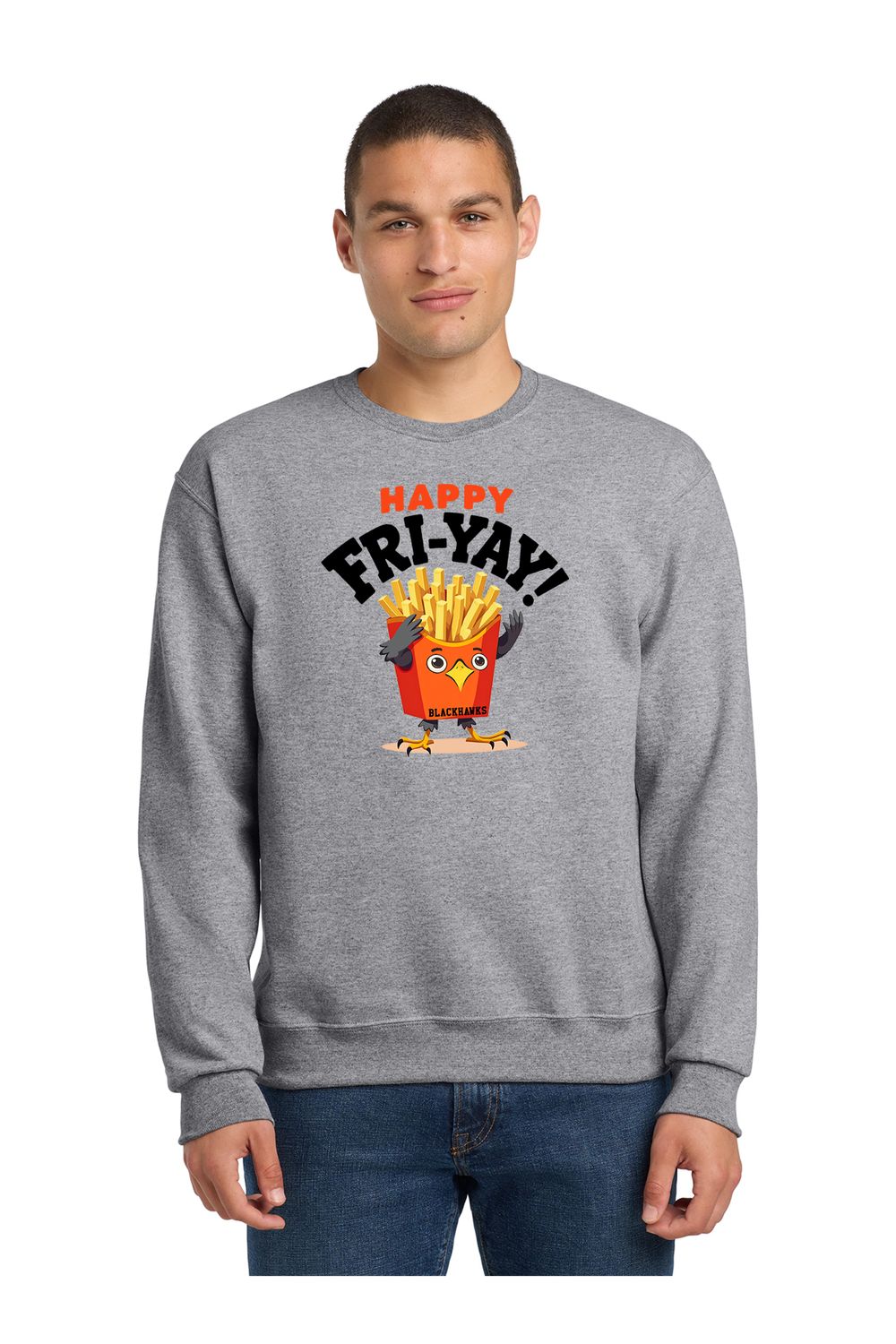 Adult Crewneck Sweatshirt - Happy Fri-Yay!