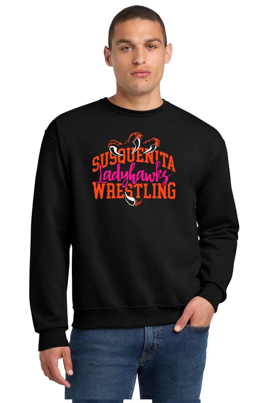 Ladyhawks Adult Crewneck