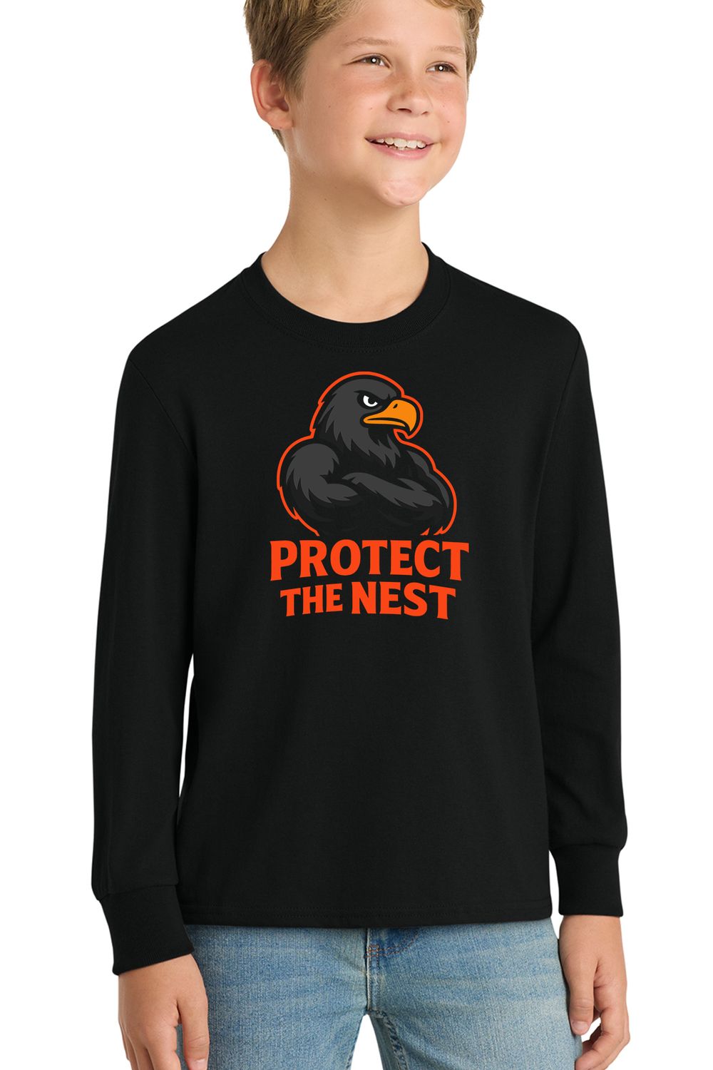 Youth Long Sleeve - Protect the Nest