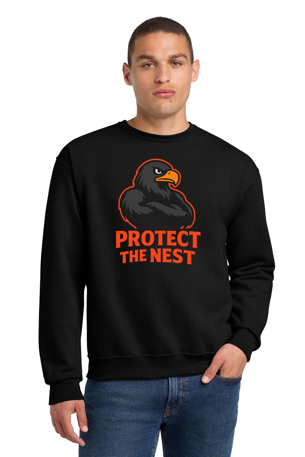 Adult Crewneck Sweatshirt - Protect the Nest