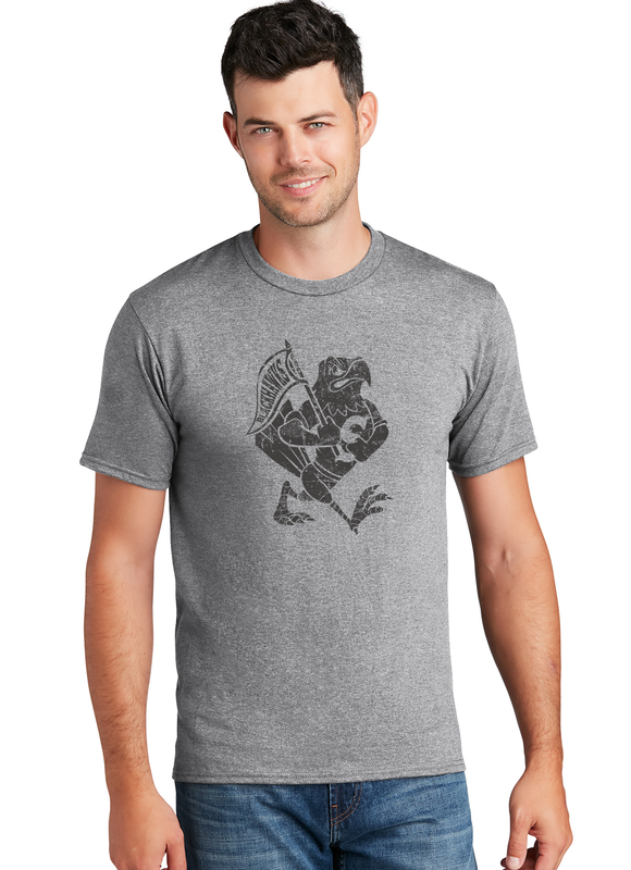 Adult T-Shirt - Retro Hawk w/ Banner