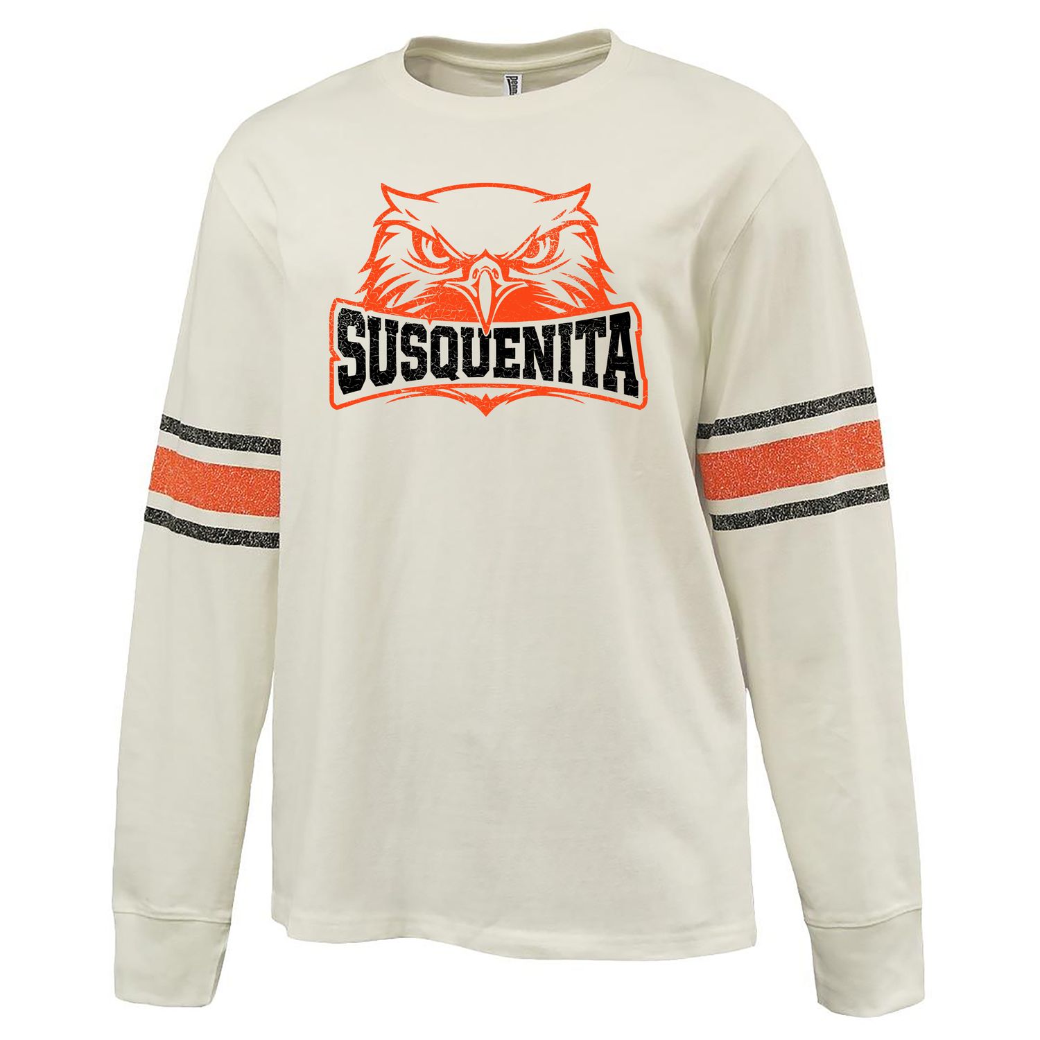 Adult Crewneck - Striped Sleve