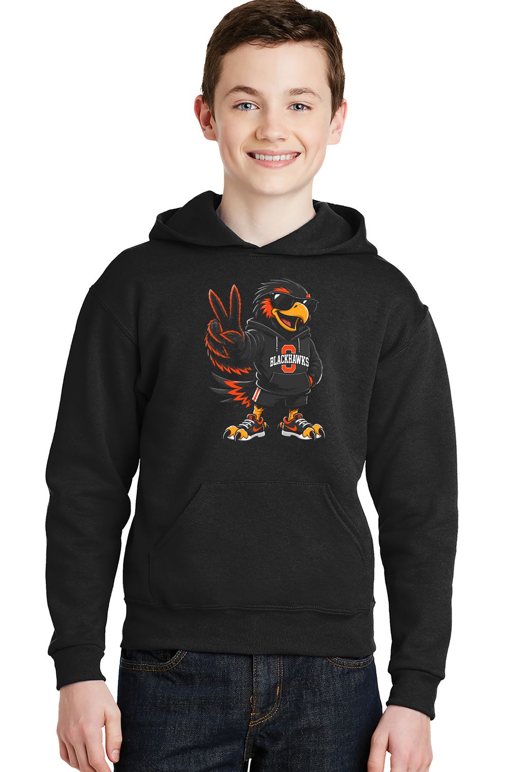 Youth "Cool Hawk" Hoodie