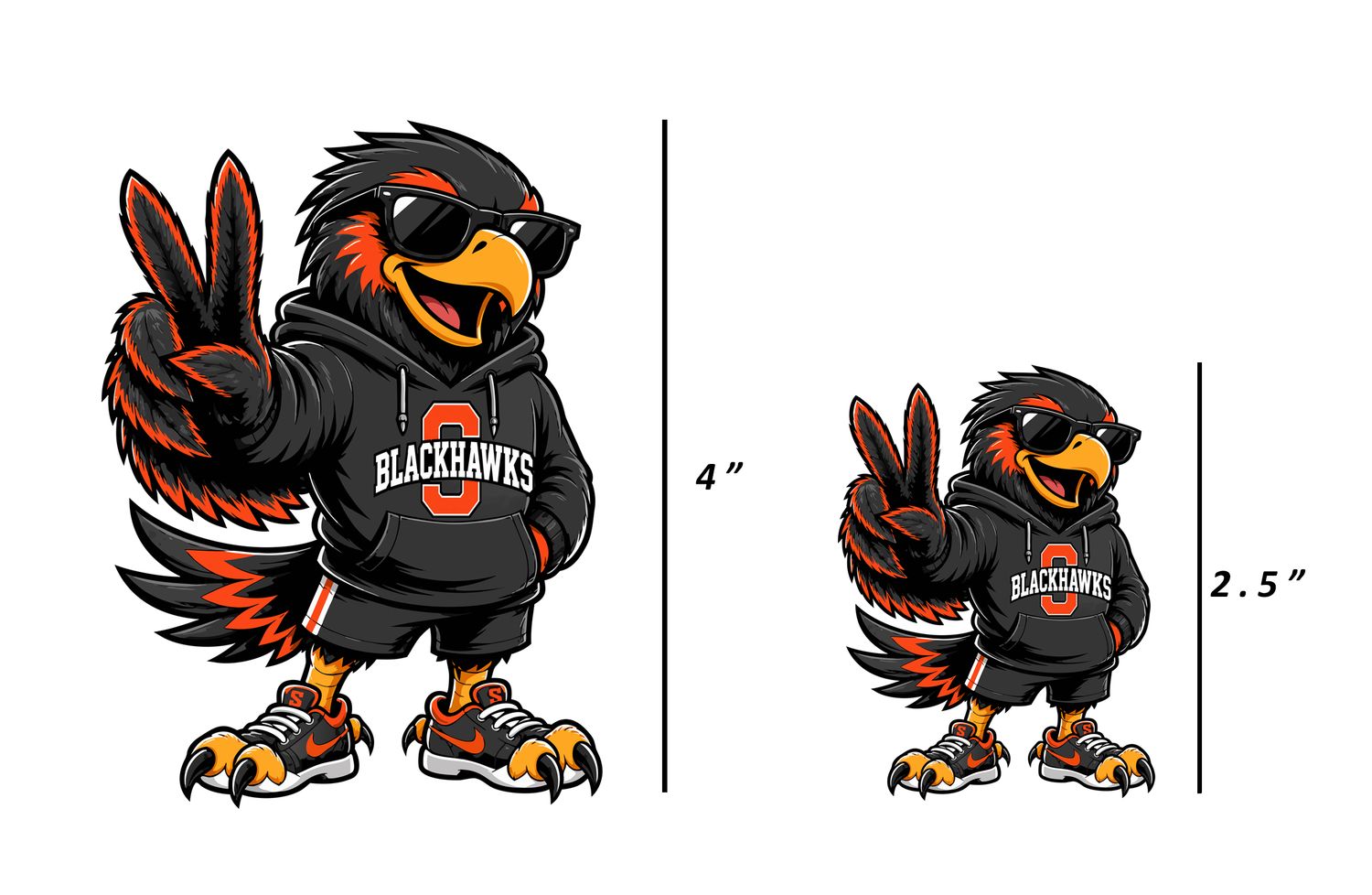 Stickers- Cool Hawk