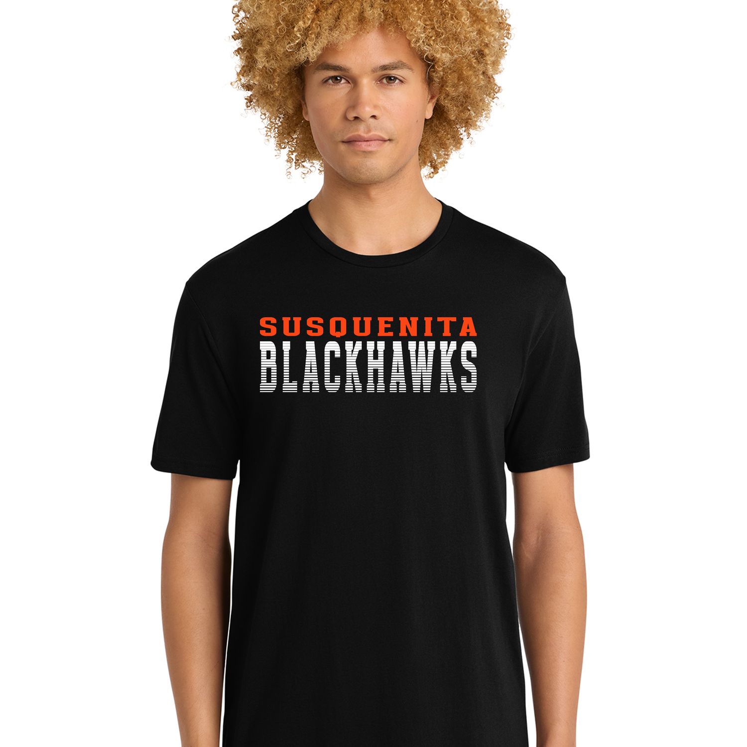 Black Adult "Blackhawks" T-Shirt
