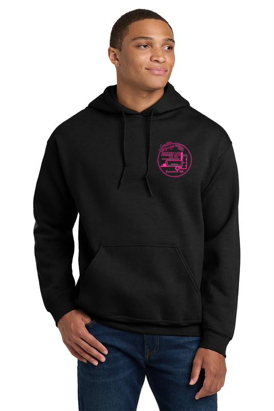 Fleece Pullover Hooded Sweatshirt - Pink Fund