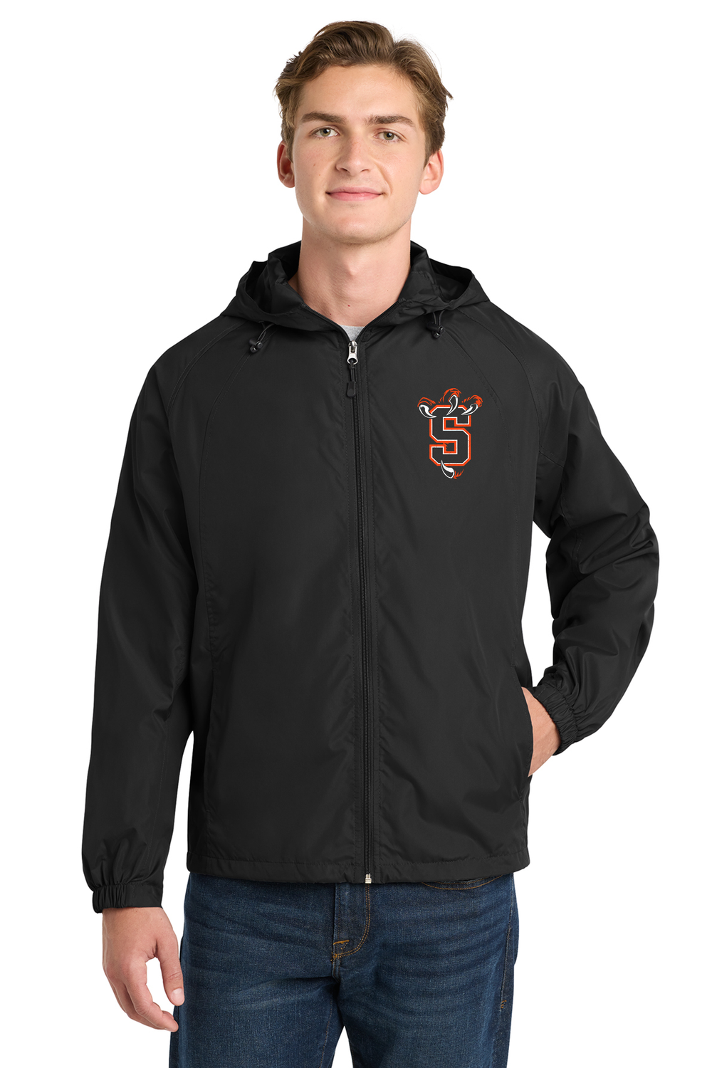 Hooded Raglan Jacket (Warmup Jacket)