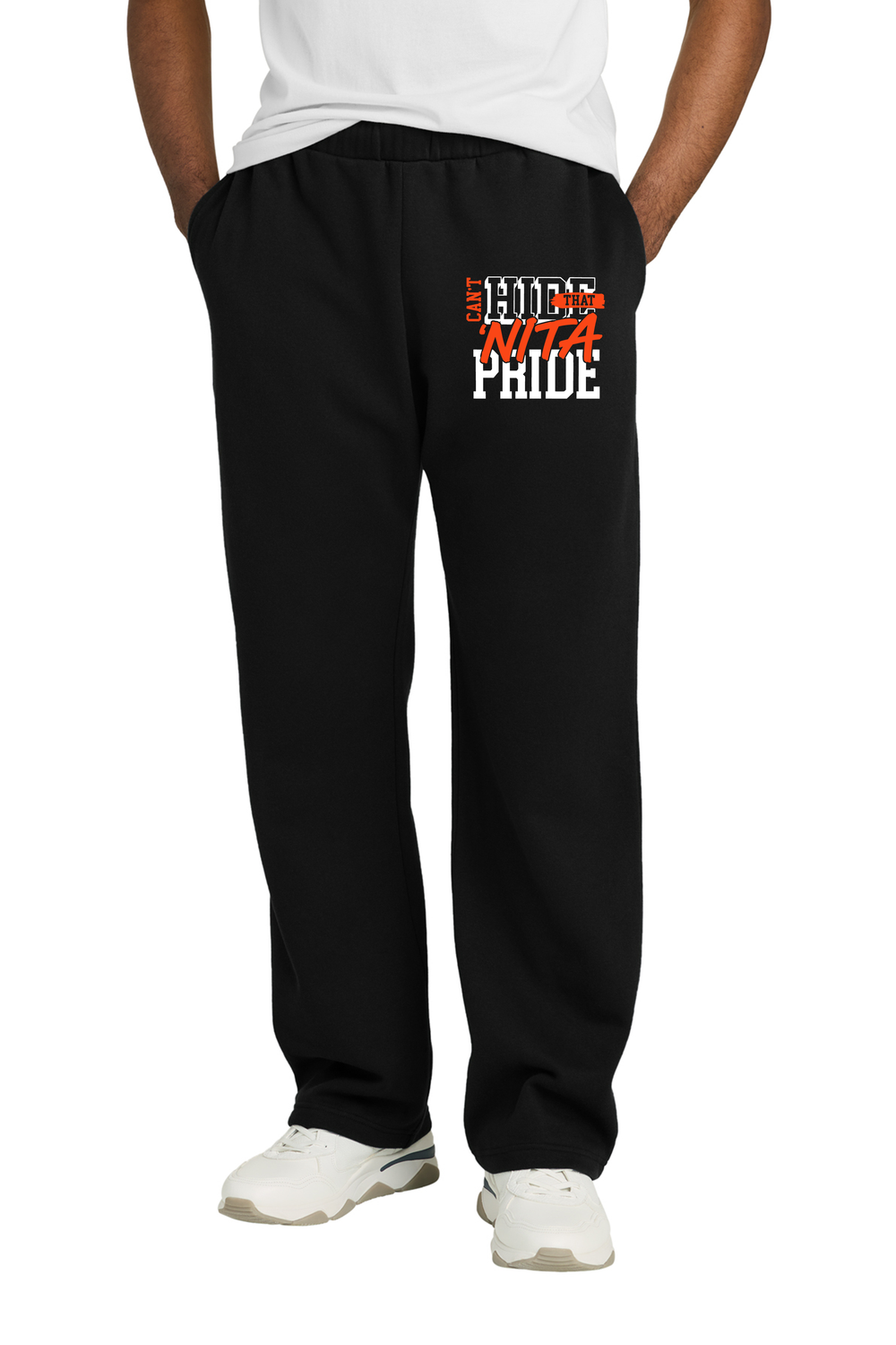 Adult Open Bottom Sweatpants