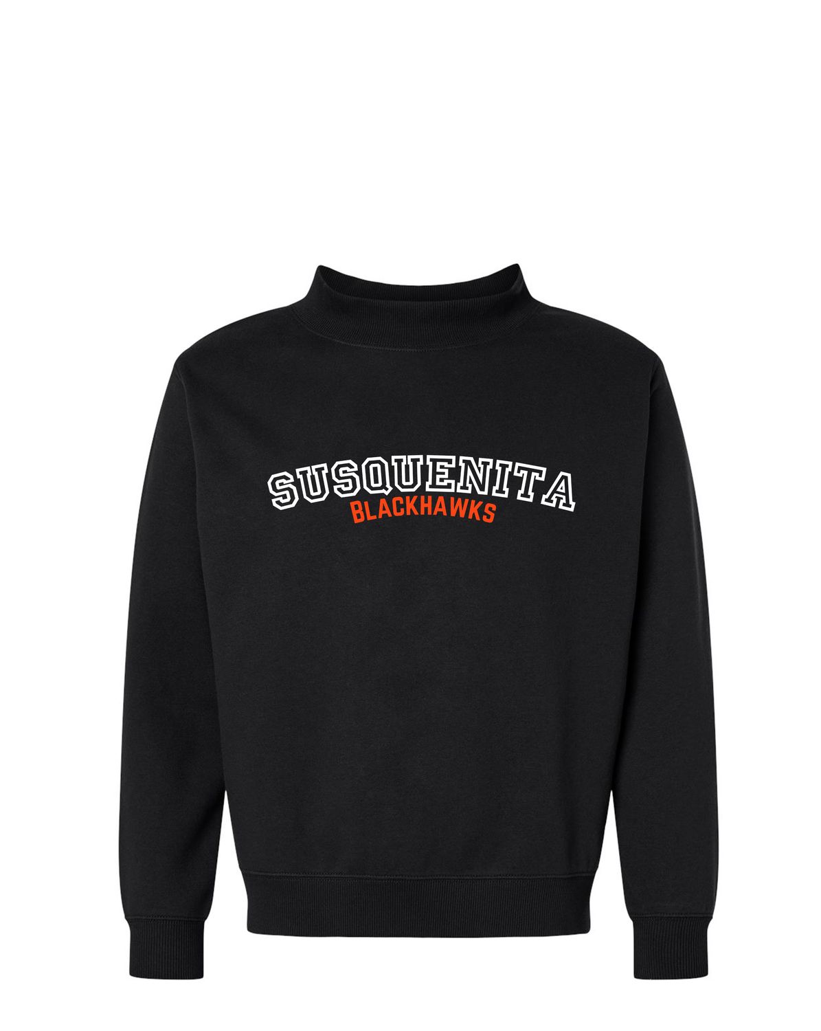 Mock Neck Fleece Sweatshirt