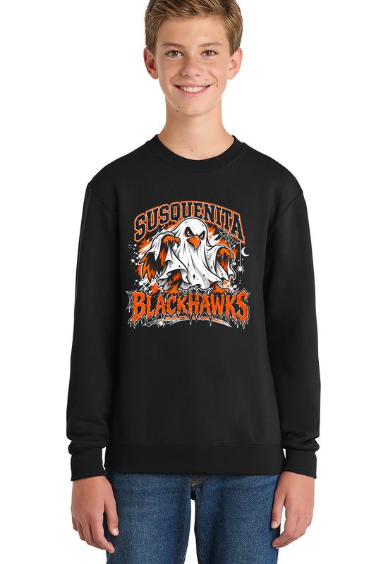 Youth Halloween Crewneck Sweatshirt