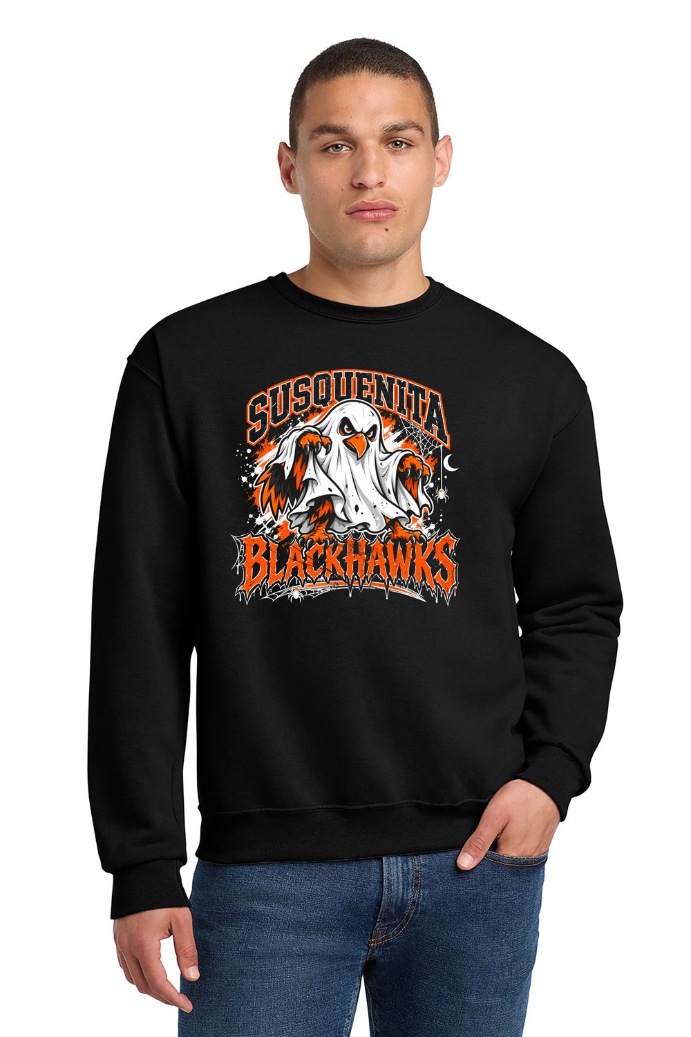 Adult Halloween Crewneck Sweatshirt