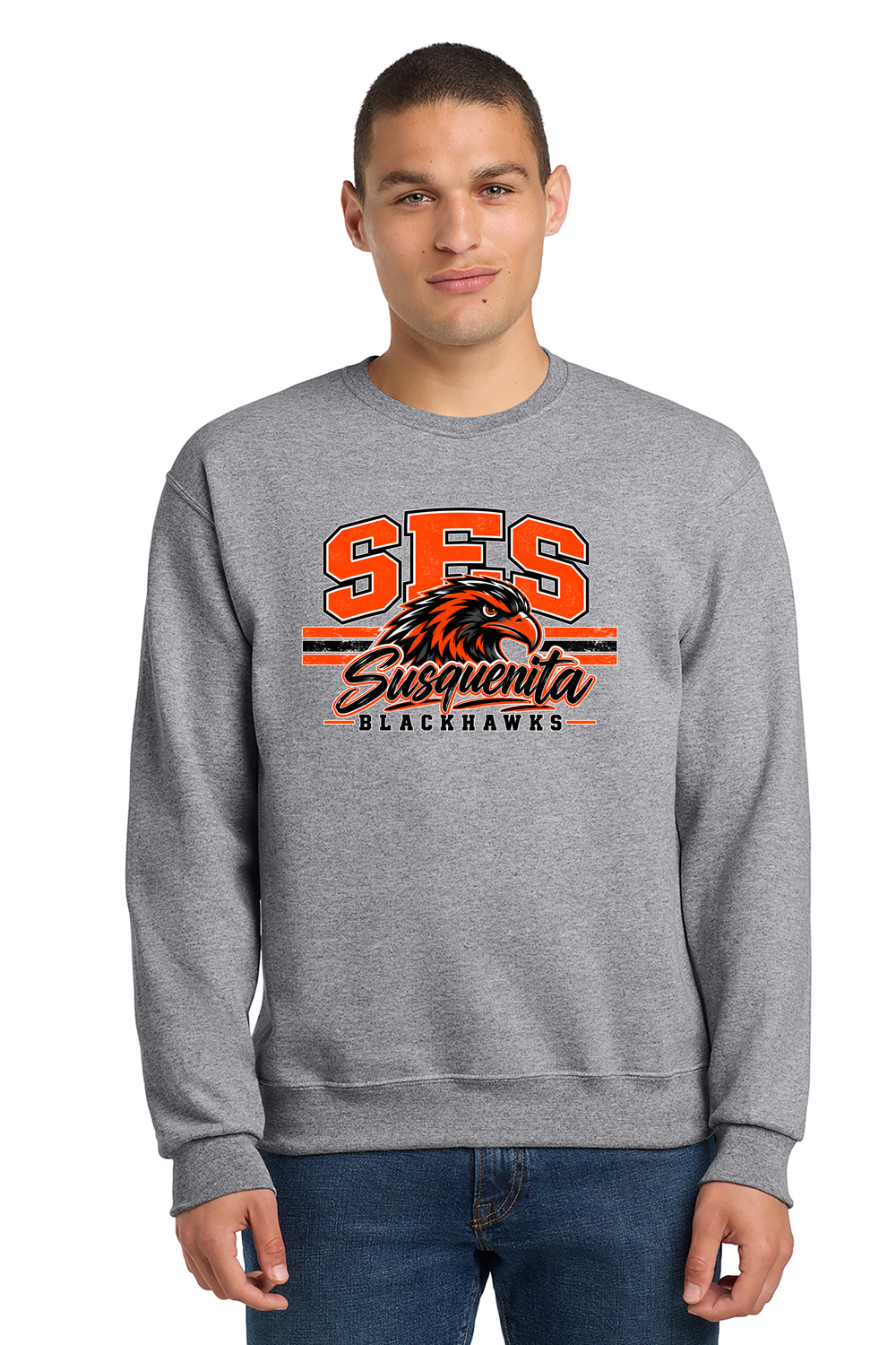 Adult Building Crewneck Sweatshirt