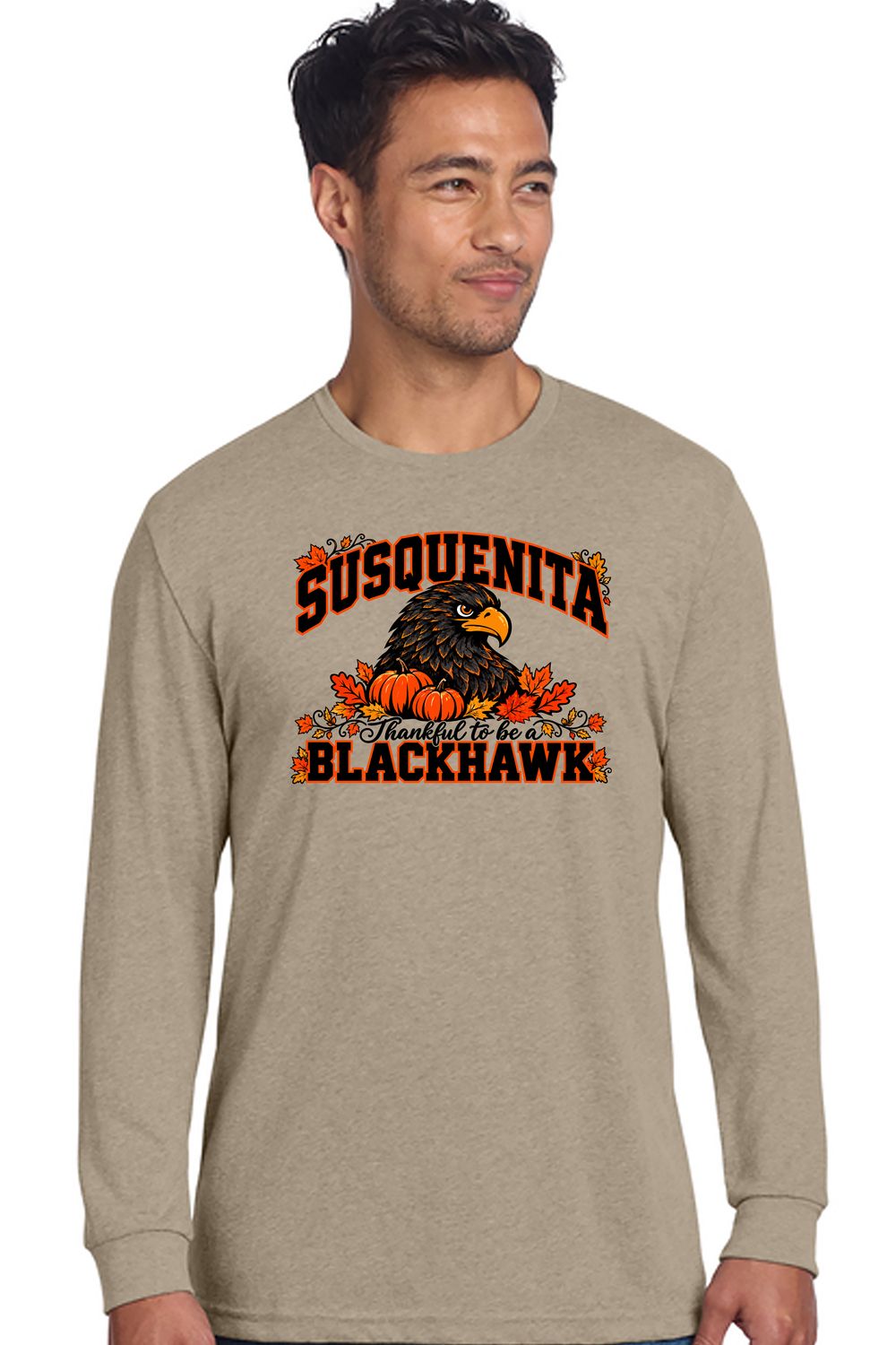 Adult Thankful to be a Blackhawk  Long Sleeve Shirt 2026