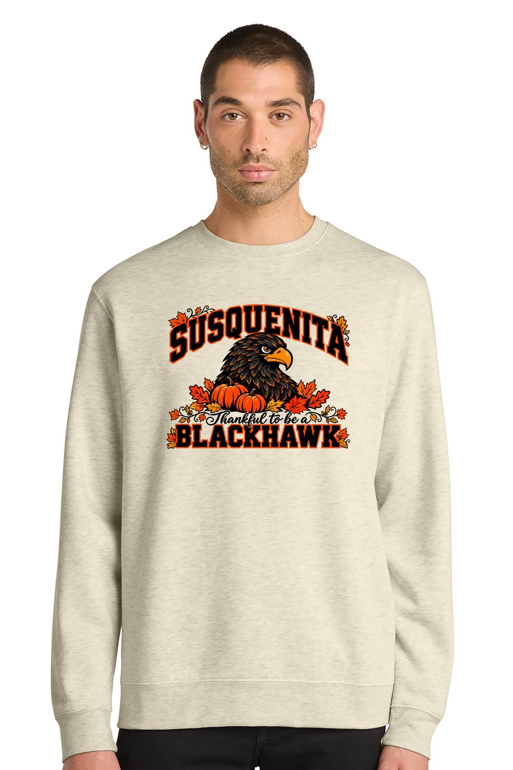 Adult Thankful to be a Blackhawk  Crewneck Sweatshirt 2026