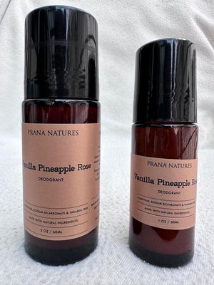 60ml & 30ml Vanilla Pineapple Rose Roll-on Deodorant 60ml & 30ml Vanilla Pineapple Rose Roll-on Deodorant