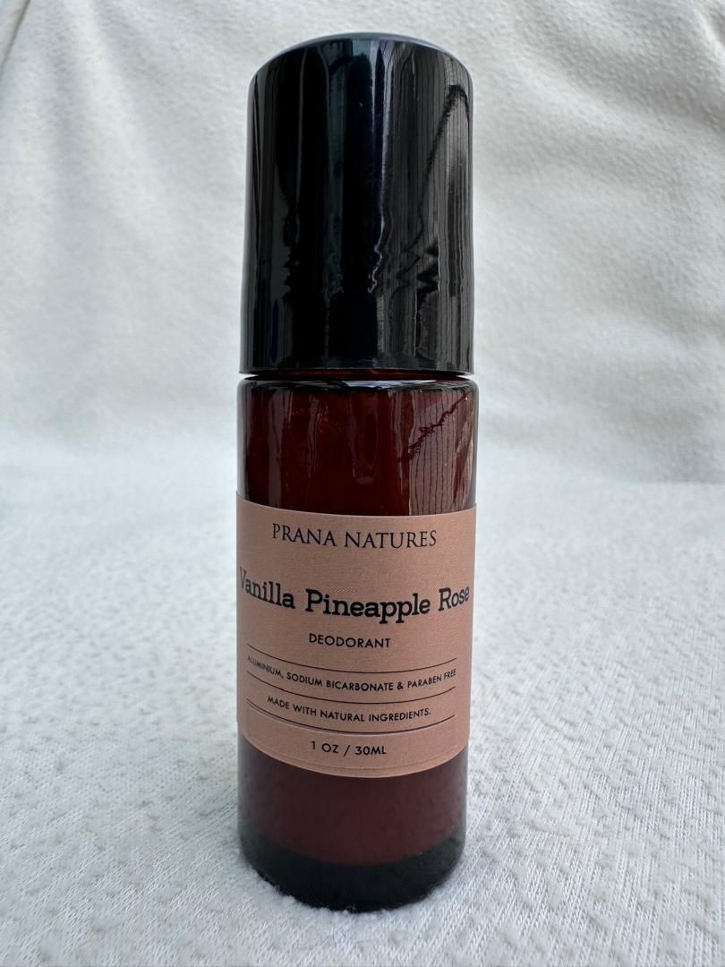 30ml Vanilla Pineapple Rose Roll-on Deodorant