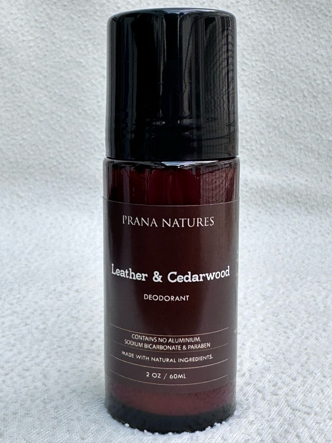 60ml Leather &amp; Cedarwood Roll-on Deodorant