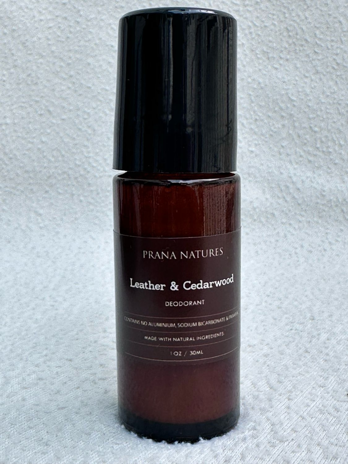30ml Leather &amp; Cedarwood Roll-on Deodorant