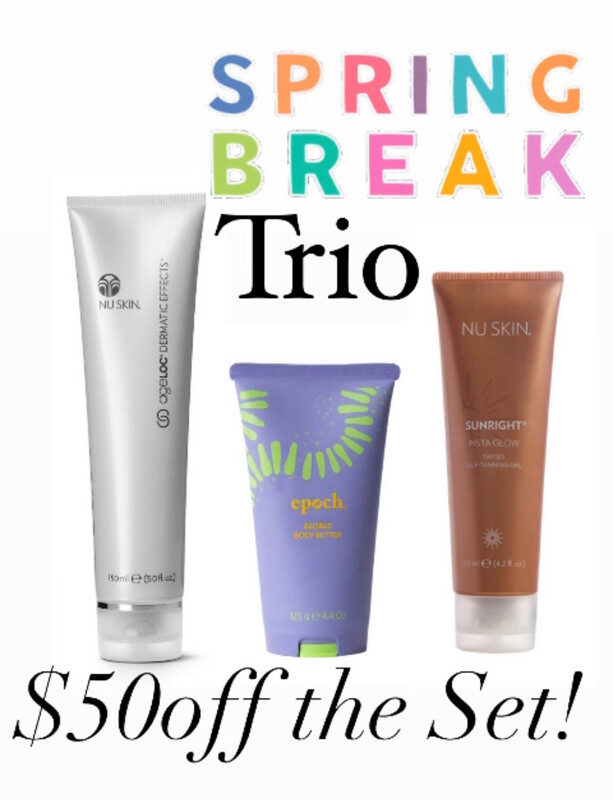 Spring break trio