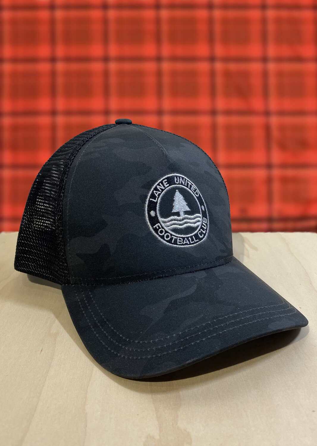LUFC Trucker Hat - Black Camo