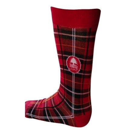LUFC Plaid Socks