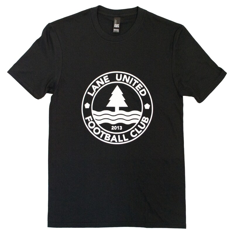 LUFC Black Logo Tee